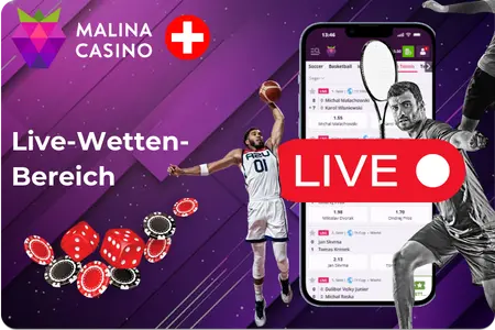 Live-Wetten im Malina Casino