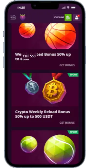 Sports bonus with excellent conditions at Malina Casino